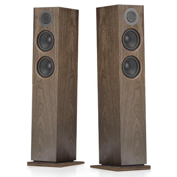 Audio Pro A48 W Kahverengi Kule Tipi Multiroom Akıllı Ev Hoparlörü(Çift)