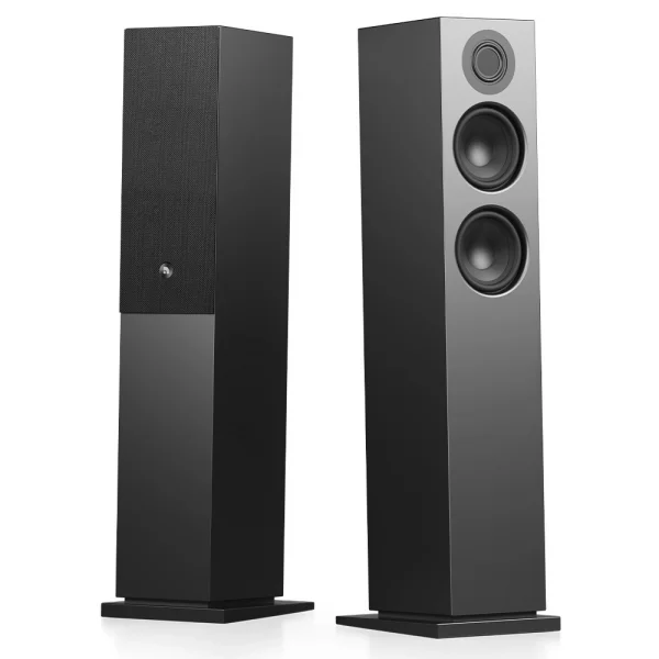 Audio Pro A48 W Siyah Kule Tipi Multiroom Akıllı Ev Hoparlörü(Çift)