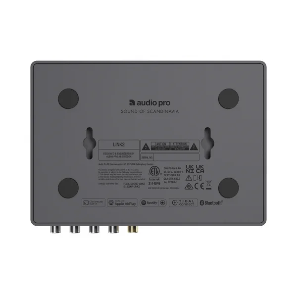 Audio Pro Link 2 Koyu Gri Multiroom Streamer/Network Oynatıcı