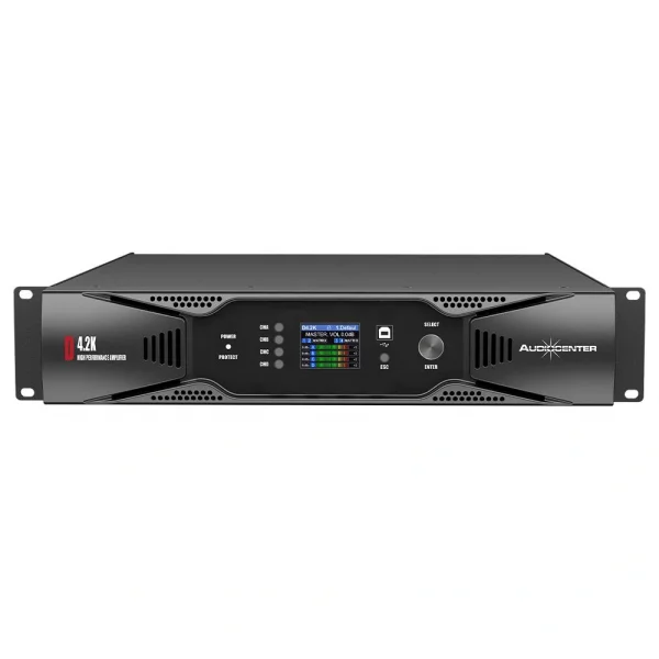 Audiocenter D4.2K 4x500W Dspli Amplifikatör