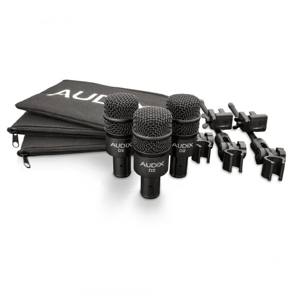 AUDIX D2TRIO 3lü Dinamik Enstrüman Mikrofon Paketi