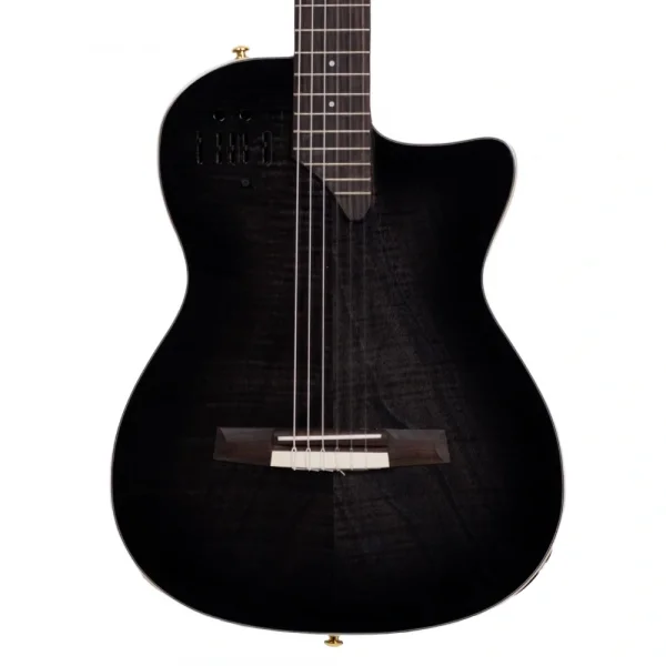 Barcelona EL TORO-TBK İnce Kasa Siyah Elektro Klasik Gitar