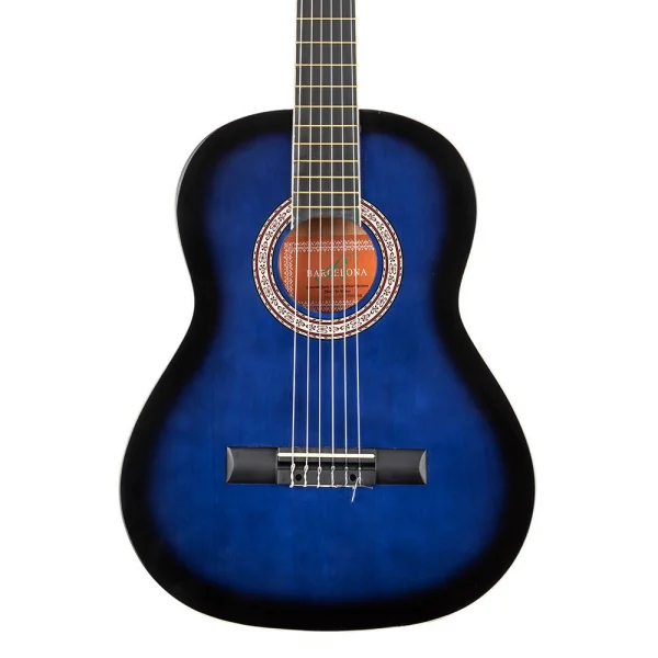 BARCELONA LC 3600 BB / 3/4 Junior Blue Black Sunburst Klasik Gitar
