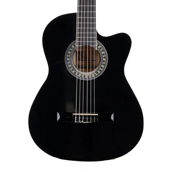 Barcelona LC 3900 CBK Cutaway Siyah Klasik Gitar