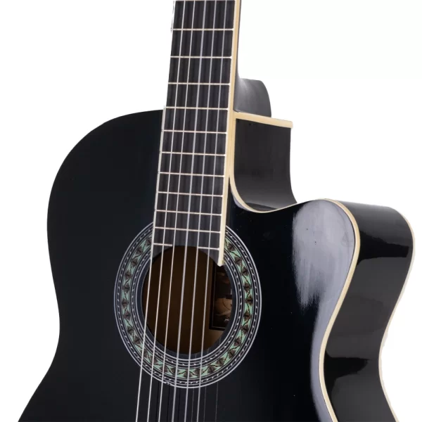 Barcelona LC 3900 CBK Cutaway Siyah Klasik Gitar