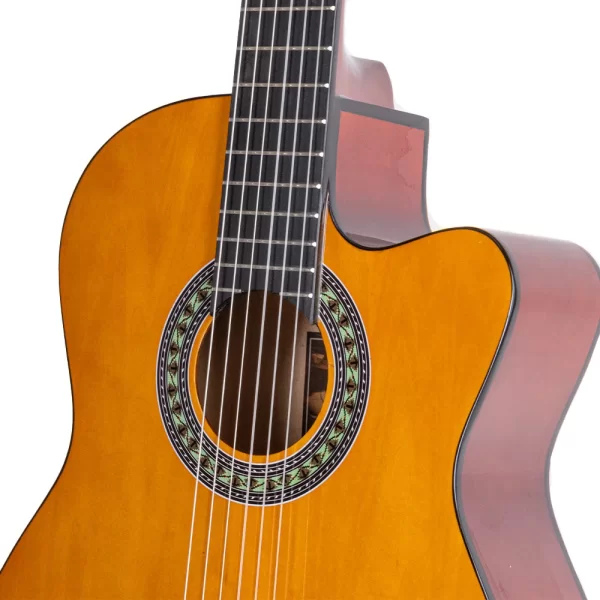 Barcelona LC 3900 CEQ OR Elektro Klasik Gitar
