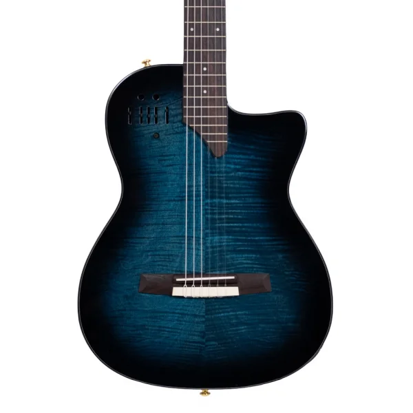 BarcelonaEL TORO-TBL İnce Kasa Mavi Elektro Klasik Gitar