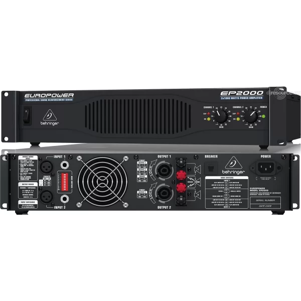 Behringer EP2000 2x750W/4-ohm Power Amplifier