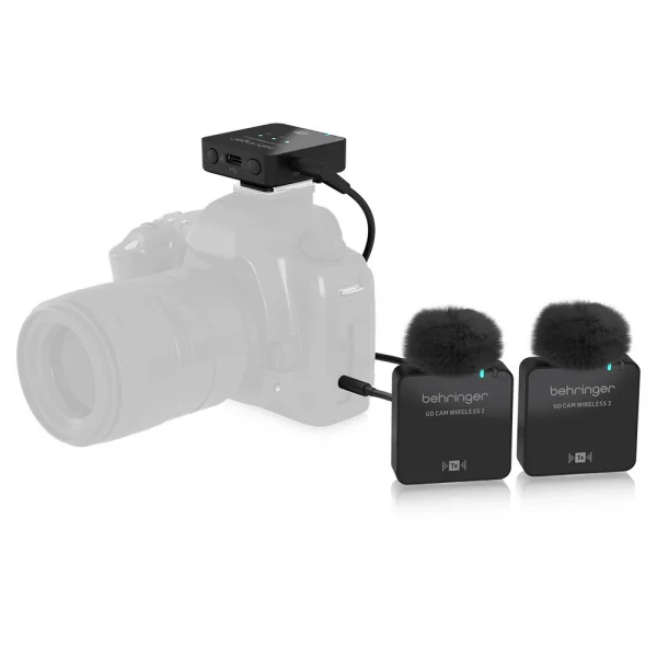 Behringer GO CAM WIRELESS 2 Kablosuz Yaka Mikrofonu Sistemi