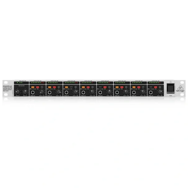 BEHRINGER POWERPLAY HA8000 V2 8-Kanal Yüksek Çıkışlı Kulaklık Mix ve Dağıtım Amfisi