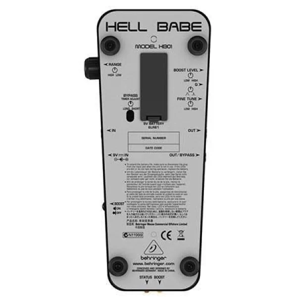 Behringer HELLBABE HB01 Optical Wah Pedalı
