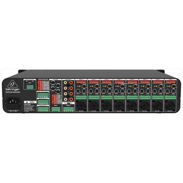 Eurocom MA6000M, High-End Auto-Mixer, 8 Mic/Line, 4 stereo Kanal