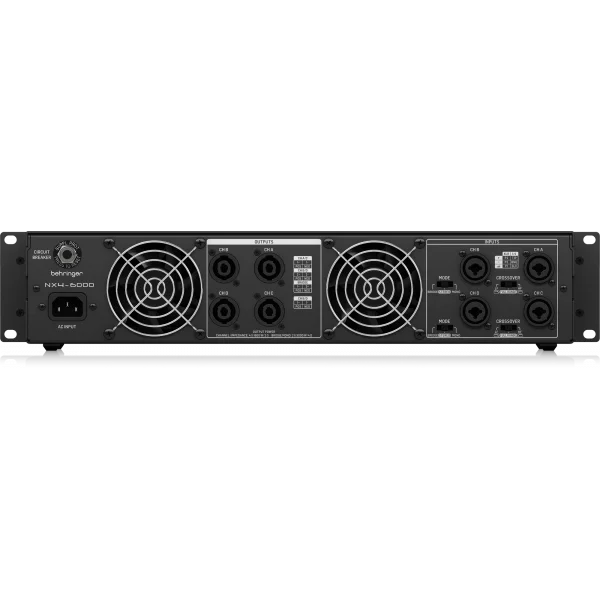 Behringer NX46000 Quad 4x860W/4-ohm Power Amplifier
