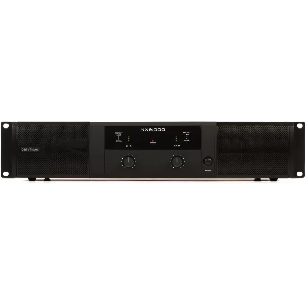 Behringer NX6000 2x3000W/4-ohm Power Amplifier with crossover