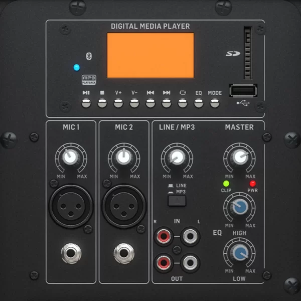 Behringer PK115A | 15 Aktif Hoparlör 800W Media Player, Bluetooth