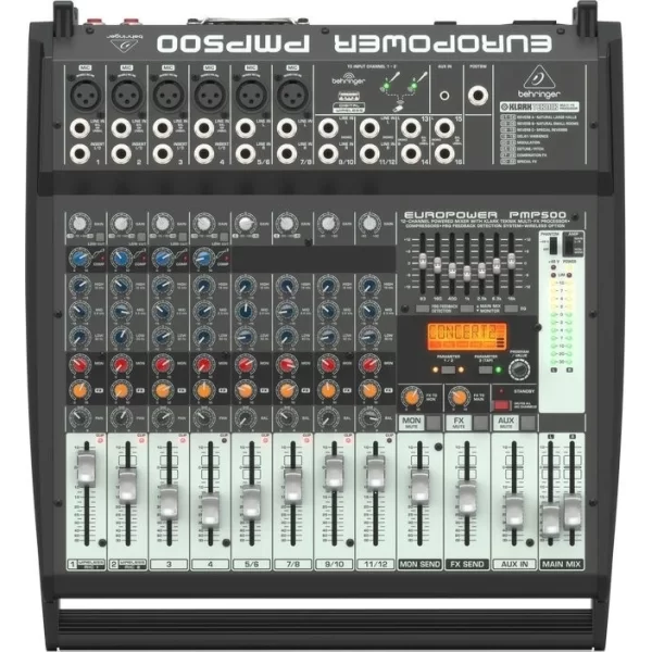 Behringer PMP500 Europower 500W 12 Kanal Power Mixer