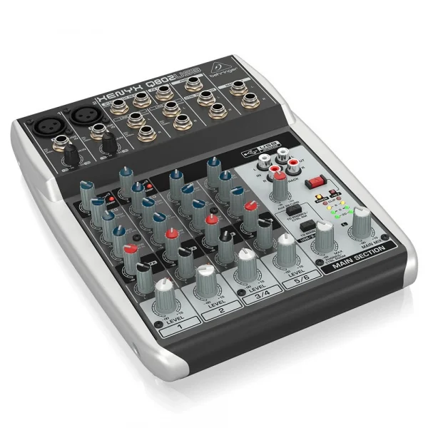 Behringer Q802USB Usb Mixer, 8-In 2-Bus,