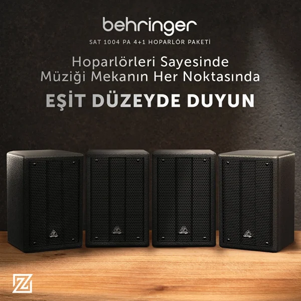 BEHRINGER SAT 1004 PA 4+1 Hoparlör Paketi