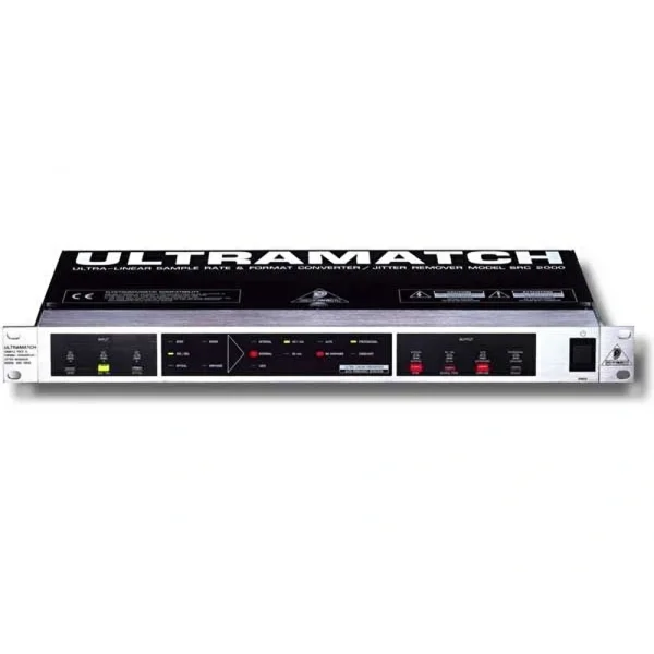 BEHRINGER SRC2000 Ultramatch Ultra Doğrusal Örnekleme Hızı/Format Dönüştürücü ve Jitter Giderici