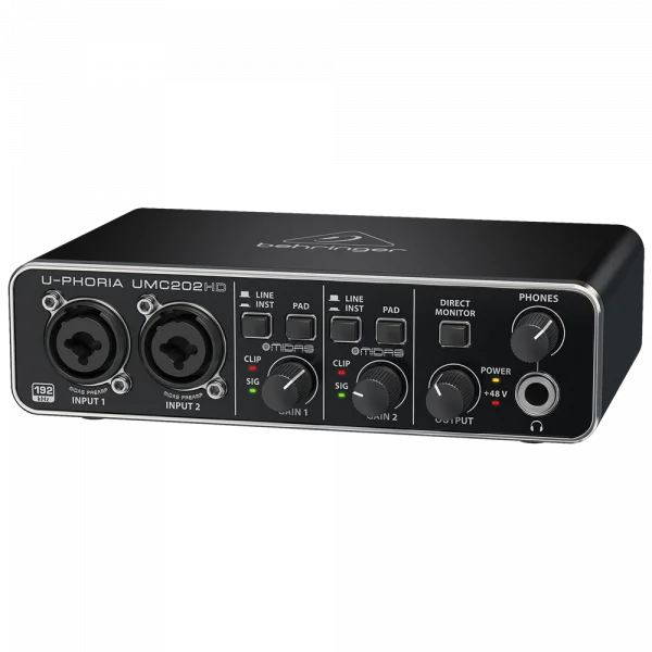 Behringer UMC202HD - 2x2, 24-Bit/192kHz USB Ses Kartı