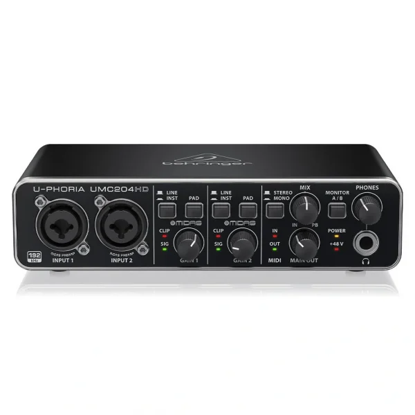 Behringer UMC204HD 24-Bit/192khz 2x4 Usb Ses Kartı