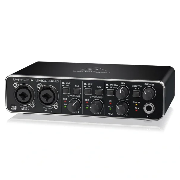 Behringer UMC204HD 24-Bit/192khz 2x4 Usb Ses Kartı