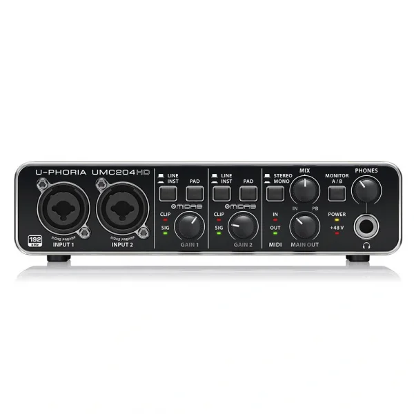 Behringer UMC204HD 24-Bit/192khz 2x4 Usb Ses Kartı