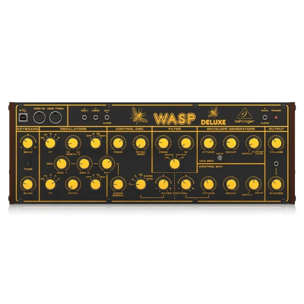 Behringer WASP Deluxe Hibrit 16 Sesli Analog Synthesizer