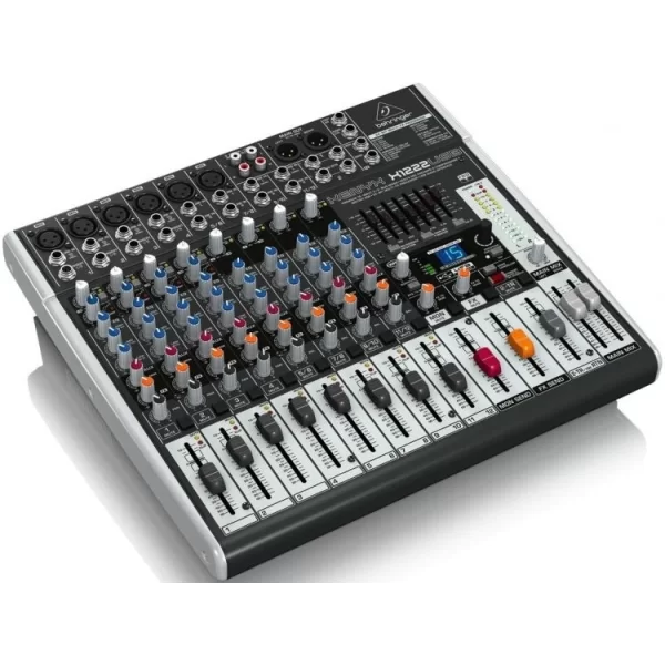 Behringer X1222USB 12-Kanal 2/2-Bus Analog Mixer