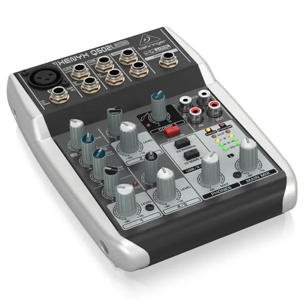 Behringer Xenyx Q502usb 5 Kanal Usb Analog Mikser