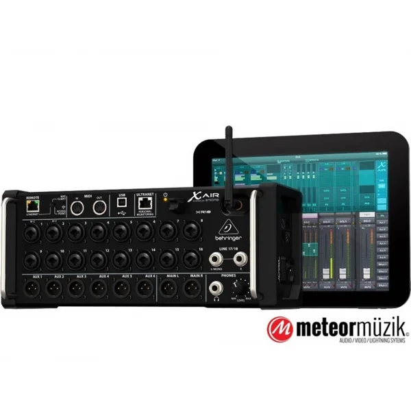 Behringer XR18 18 girişli Dijital Mikser APP Kontrol