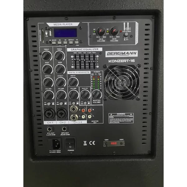 Bergmann Konzert-16 Hazır Set Tak Çalıştır 15 Subwoofer ve 8 Adet 6 Hoparlör seti