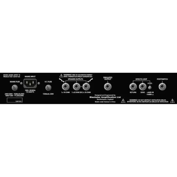 Blackstar Artist 15 Kombo Elektro Gitar Amfi