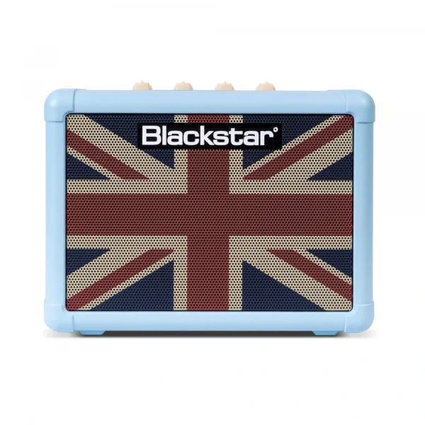 Blackstar Fly 3 Baby Blue Union Flag Mini Elektro Gitar Kombo Amfi