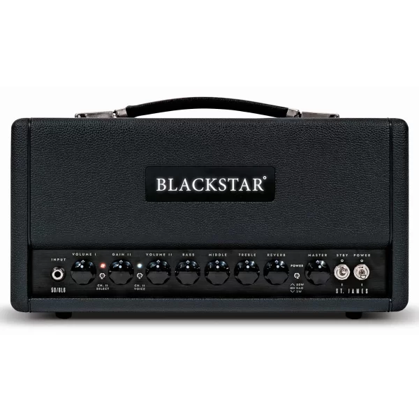Blackstar St. James 50W Tube Head 6L6 Tube Kafa Amfi (Siyah)