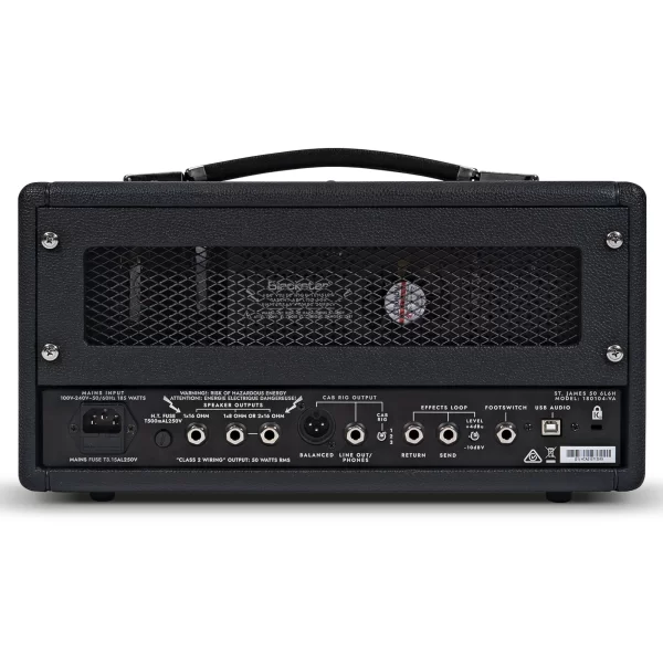 Blackstar St. James 50W Tube Head 6L6 Tube Kafa Amfi (Siyah)