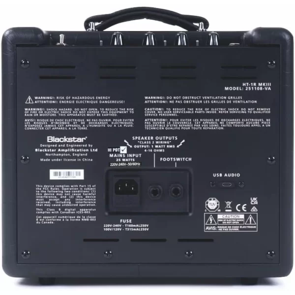 Blackstar HT-1R-MKIII 8 1-Watt Tube Combo Amfi