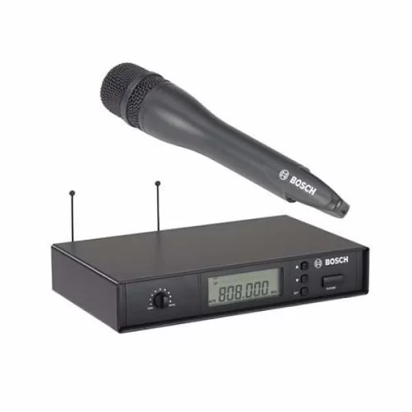 Bosch MW1 Handheld Wireless Microphone Set | RX-F4 Receiver + HTXF4 Transmitter