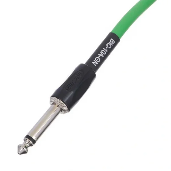 BOSS BIC-10A-GN Düz/L Uçlu 3m Enstrüman Kablosu