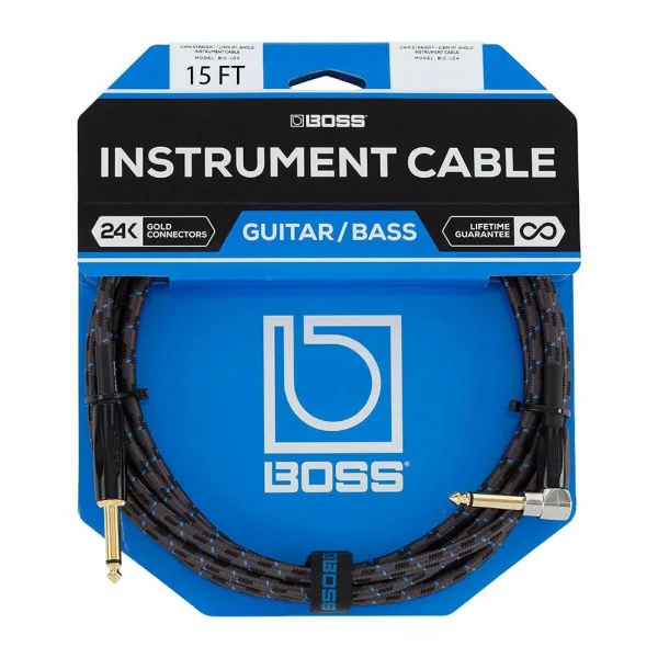 BOSS BIC-15A 4.5 Metre Açılı Enstrüman Kablosu