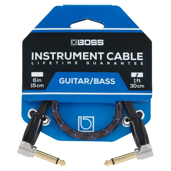 BOSS BIC-1AA L/L Uçlu 30cm Enstrüman Kablosu