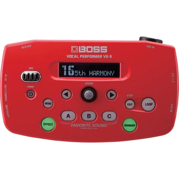 Boss VE-5-RD Vokal Performer Vokal Prosesörü