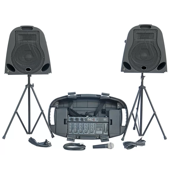 Bots LC-S200 Bavul tipi Taşınabilir Ses Sistemi, 7ch 2x10 400W 220V
