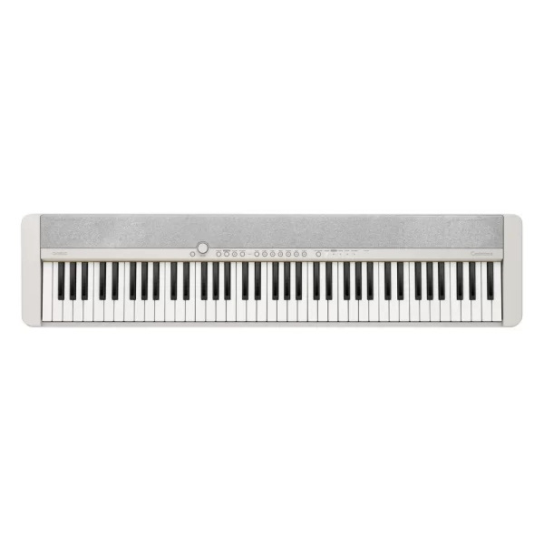 CASIOTONE CT-S1-76WE 76 Tuş Piyano Stili Hassasiyetli Standart Beyaz Org (Adaptör Dahil)