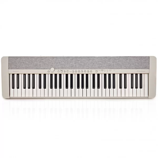 CASIOTONE CT-S1WEC 61 Tuş Piyano Stili Hassasiyetli Standart Beyaz Org (Adaptör Dahil)