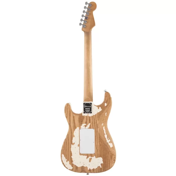 Charvel Henrik Danhage LE Signature Pro Mod So-Cal Style 1 Akçaağaç Klavye Beyaz Heavy Relic Elektro Gitar