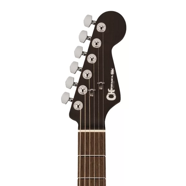 Charvel MJ DK24 HSH 2PT W Mahogany with Flame Maple Top Wenge Klavye Antique Burst Elektro Gitar