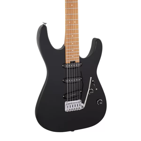 Charvel Pro Mod DK22 SSS Akçaağaç Klavye Parlak Siyah Elektro Gitar