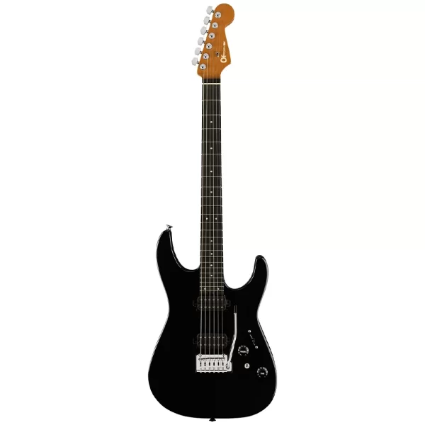 Charvel Pro Mod DK24 HH 2PT Abanoz Klavye Gloss Black Elektro Gitar