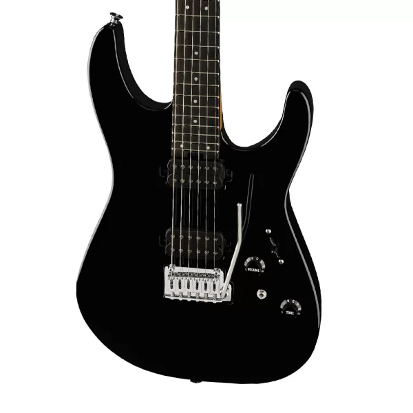 Charvel Pro Mod DK24 HH 2PT Abanoz Klavye Gloss Black Elektro Gitar
